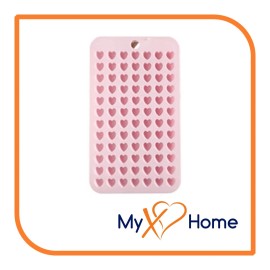 MyXOHome 84 Hearts Pink Silicone Mold Chocolate, Candy and more by MyXOHome