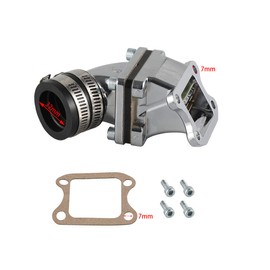 VM24 Carburetor Dio reed valve 22mm handlebar 2"1 Racing Reed Valve Kit for 80cc Gas Motorized Bicycle Yellow