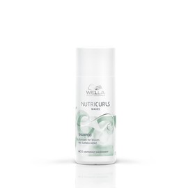 Wella Professionals Nutricurls Shampoo for Waves, Formulated with Nourish-In Complex, Nourish and Define Waves, Formulated Without Sulfates, 1.6oz
