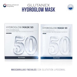 GLUTANEX HYDRO GLOW MASK 50 (REVISA QUE SEA CUENTA DE VENDEDOR EMPORTMX) Mascarillas de Hidrogel, Reparadoras, Aclarantes, Reafirmantes,...           