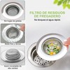 masoe Coladores de Drenaje, 4pcs, 4,5" de diámetro (11,4 cm),