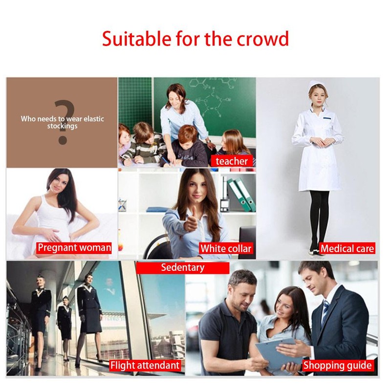 1 Pair Wide Calf Compressing Socks Open Toe Calf Socks