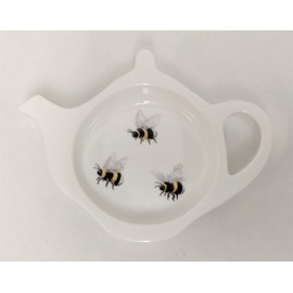 Bumble Bees Fine Bone China Teabag Tidy
