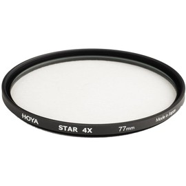 Hoya 77mm Creative Star 4X Cross Screen Glass Filter