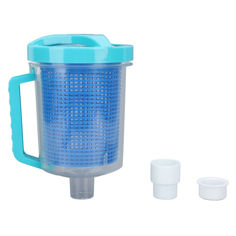 Inline Pool Leaf Canister Plastic Pool Cleaner Leaf Catcher Trap
