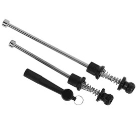 Aoutecen Anti-Theft Bike Bicycle Quick Release 2 Piece Bicycle Anti-Theft Skewer Wheel Lock Lock Lock Front Rear and Seat Post Skewer Set for MTB Mountain Bike