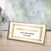 JUXYES 2 Pack Tabletop Business License Frame Brass License Certificate