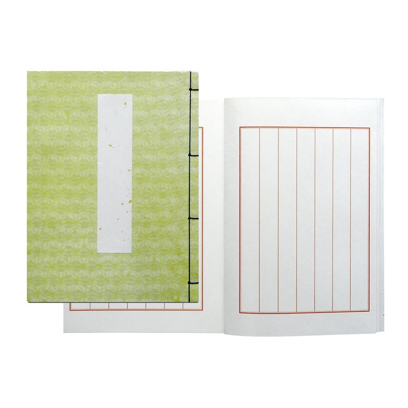 長門屋 芳名 Small Shop Book Green 7 Rows Ruled Smartphone – G, [0330073]