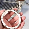 RIBHNXHI 54mm Magnetic Dosing Funnel V2 Stainless Steel Espresso Dosing