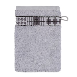 frottana Fjord Wash Mitt 15 x 20 cm 100% Cotton Silver