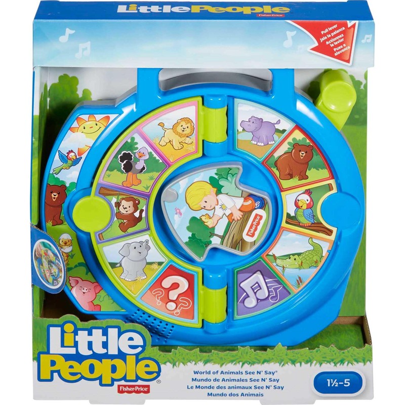 Fisher-Price Little People Toddler Learning Toy World of Animals See