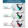 Pull Out LED Bathroom Faucet, 4 Modes Single Handle Waterfall