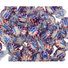 Sugar Free Peppermint Starlights - 1 lb of Individually Wrapped Hard Candy