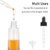 Bumobum Dropper Bottles, 4oz Clear Bottle with Dropper for Essential