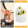 sourcing map Makeup Brush Holder, 360 Rotating Makeup Brushes Organizer,