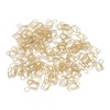 100pcs Shaped Paper Clips Prevent Slip Cute Decorative Metal Small