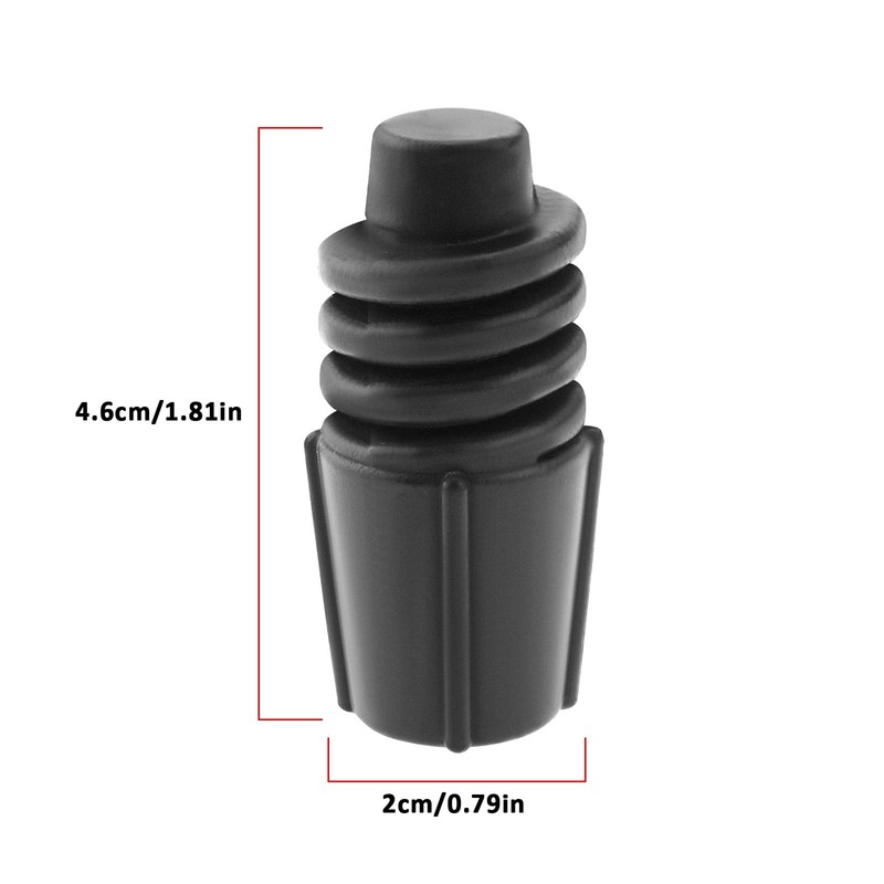 OTOTEC 2PCS Car Hood Rubber Bumper Compatible With Honda Civic,