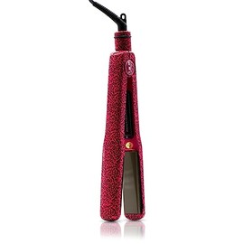 ISO Beauty ISOAOLHPK-203O Omega 1.5' TItanium-Plated Hair Straightener - Hot Pink Leopard