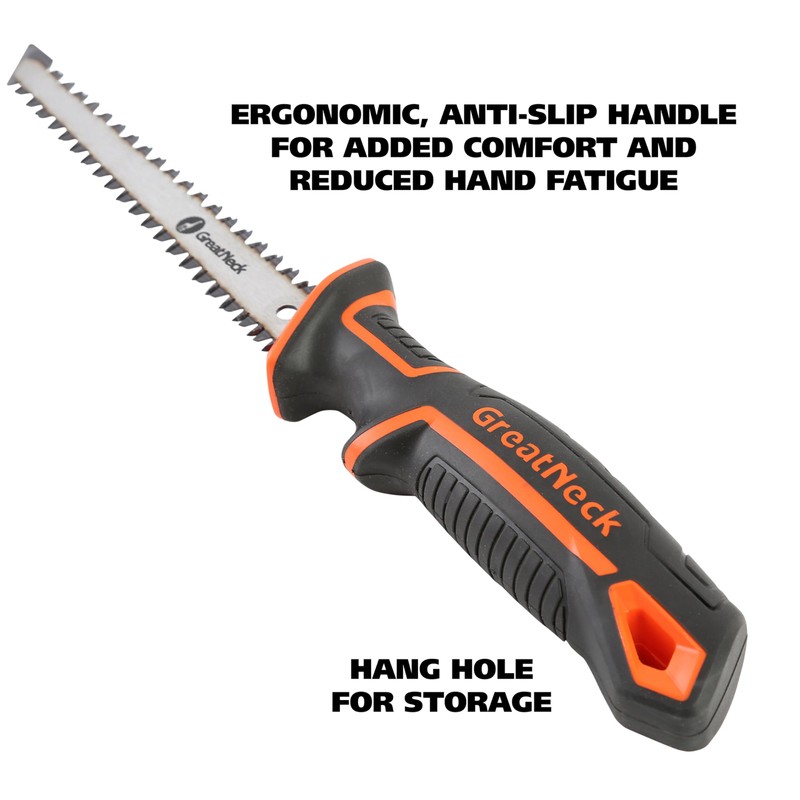 GreatNeck 74030 6 Inch Double-Edged Jab Saw, Drywall Saw, Wallboard