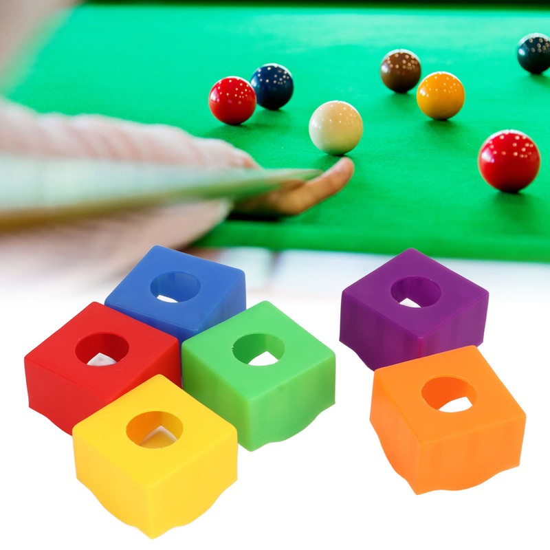 144PCS Pool Cue Chalk Holder Cover Billiard Chalk Clip Squared