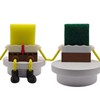 TIME&TRAVE Kitchen Cartoon Doodlebob Sponge Holder, Creative Sink Draining Sponge