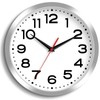Roymnie Wall Clock Silent Non-Ticking Modern Clock Battery Operated 8