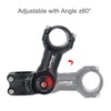 BSSOK Bicycle Stem Adjustable 31.8 mm/25.4 mm Handlebar Riser Bicycle