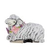 Northlight Plush Kneeling Sheep Spring Easter Figure - 6.75” -