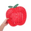 Alipis Apple Basket, 11 Inch Hand-Woven Plastic Apple Shape Fruit