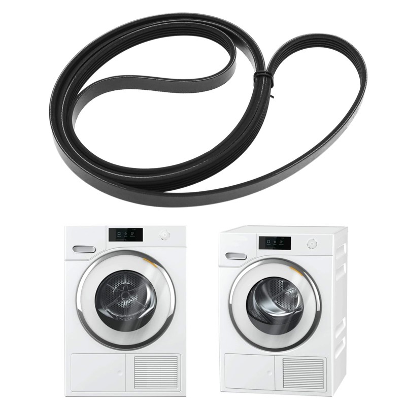 5PJ1880 V-Ribbed Belt Compatible with Miele Tumble Dryer 5689130 Rubber