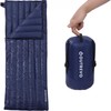 OUTREVO Sleeping Bag, Envelope Type, Lightweight, Goose Down, 14.1 oz