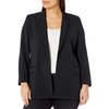 The Drop Blake Long Blazer, Black, XL
