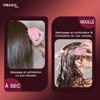 Massage Shampoo Bürste für Kopfhaut, mit weichen Silikonborsten, stimuliert das