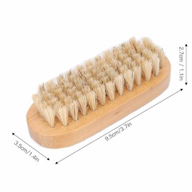 Cepillo De Uñas, Cepillo De Pedicura, Para Limpieza De Uñas Y Cutículas, Cepillo De Pelo Fuerte, Flexible Y Agradable Para La Piel Limpia Eficazmente Las Cutículas Y El Polvo De Las Uñas