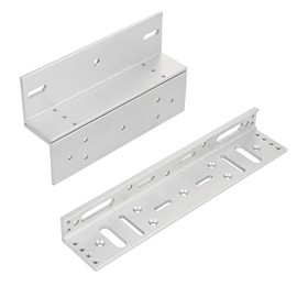 Electromagnetic Lock with Z and L Bracket 600LBS 280KG Holding Force Electric Magnetic Door Lock 12V Fail Safe NC Mode for Access Control System