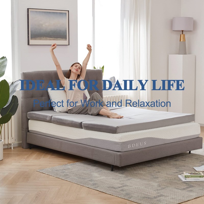 SINWEEK Tri Folding Mattress with Storage Bag 4" Foldable Mattress