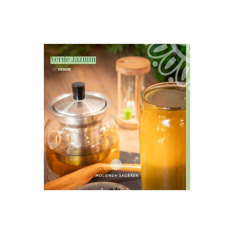 Molienda Sagrada, Té Verde Jazmín, Infusión de Te verde en