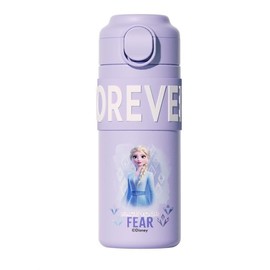 FEIFEI'S BOW 400ml Kids Elsa Water Bottles for Girls, Stainless Steel Water Bottle for School, Vacuum Insulated, BPA-Free, Leak-Proof, Double-Walled, Metal Drink Bottle Hot Cold (Elsa)