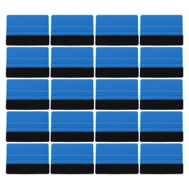 20pcs Felt Edge Squeegee Scratch Free Anti Slip Decal Scraper Wrap Applicator for Cars Bathroom Kitchen
