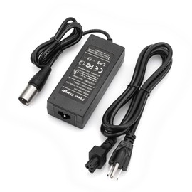 2024 Upgrade 24V 2A Electronic Scooter Battery Charger for Go-Go Elite Traveller, Pride Mobility, Jazzy Power Chair Battery Charger & Plus Ezip Mountain Trailz (with 4.9ft US 3 Prong Power Cord)
