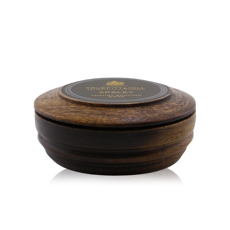 Truefitt & Hill Apsley Luxury Shaving Soap in Wooden Bowl,