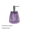 Gedy Soap Dispenser, Resin, Violet, 9.9X9.9X16