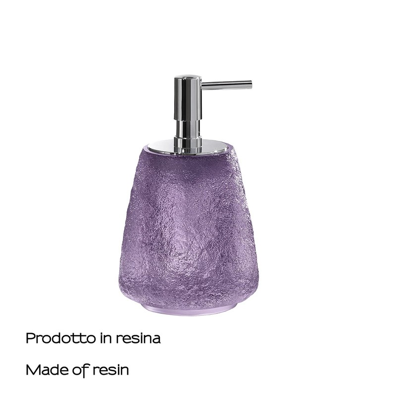 Gedy Soap Dispenser, Resin, Violet, 9.9X9.9X16