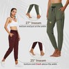 baleaf Women's Joggers 28'' Lightweight Hiking Pants High Waist 5