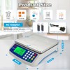 Large Digital Kitchen Scale 40kg/88lb Stainless Steel Price Computing Scale
