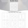 Wall Electric Outlets Insulation Gaskets - 60pcs Set Energy Efficiency