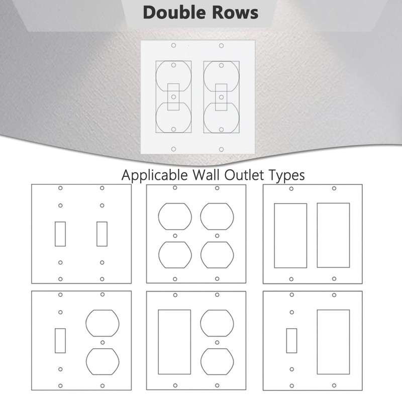 Wall Electric Outlets Insulation Gaskets - 60pcs Set Energy Efficiency