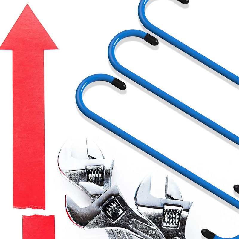Bac-kitchen 4 Pcs Brake Caliper Hangers Brake Caliper Hooks with