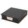 360 Sheets Leather Sticky Notes Holder Notes Cube Block Notes