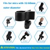 2pcs Microphone Clip, Mic holder clip is used with microphones